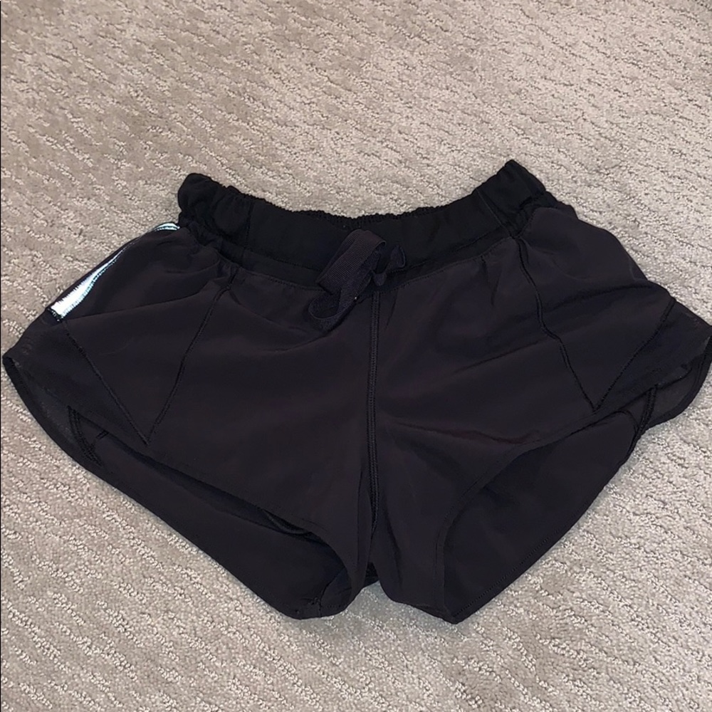 Black Lululemon Running Short Size 2